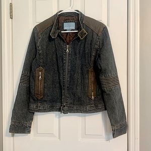 Nine West jean moto jacket